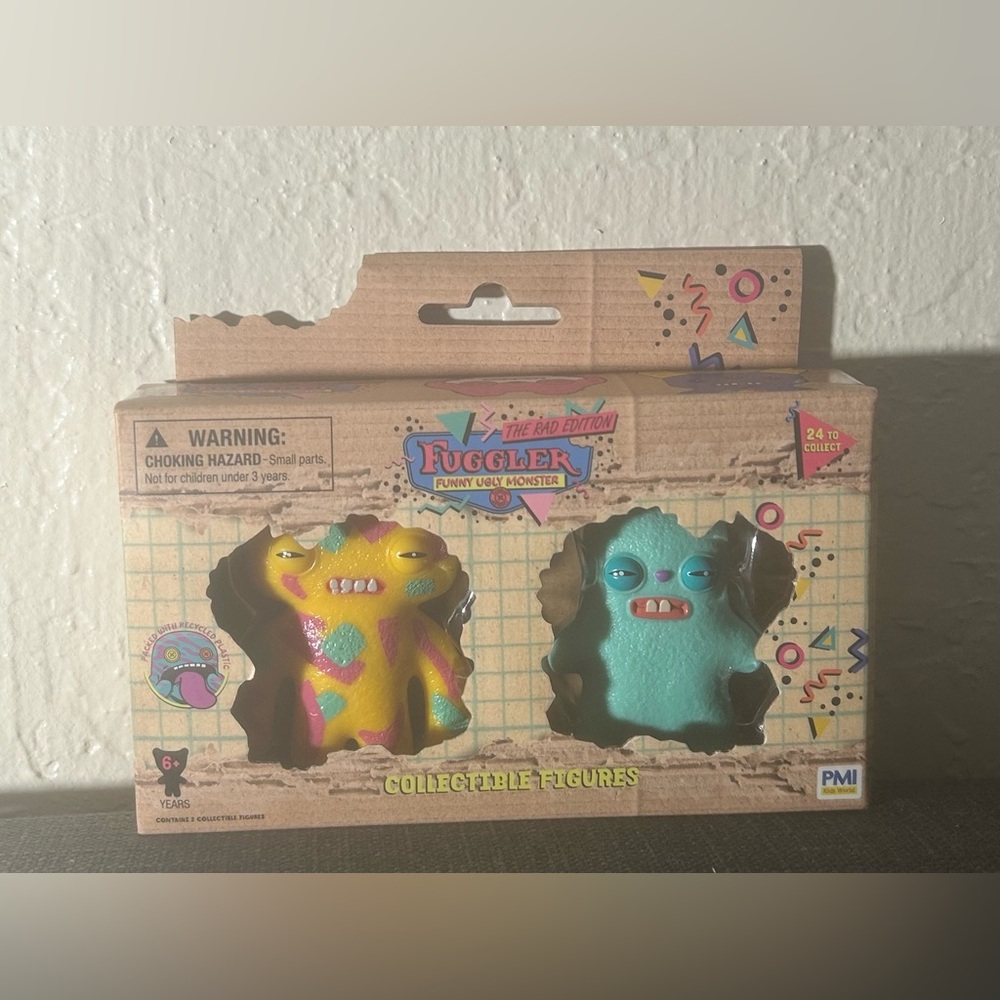 NEW 2025 Fuggler Spongebob Squarepants  Collectible Mini Figure Set Of 2